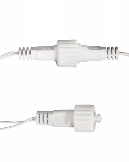 300 LED varvekliai su galimybe sujungti 10 m FLASH lauko ŠALTAI BALTA