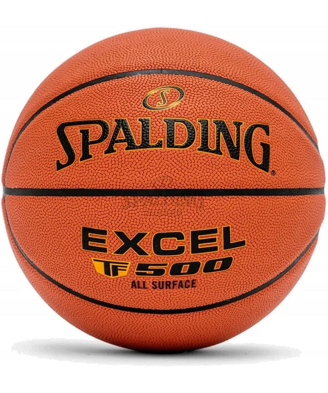 SPALDING TF500 7 Excel krepšinio kamuolys salei ir laukui, kompozitinė oda