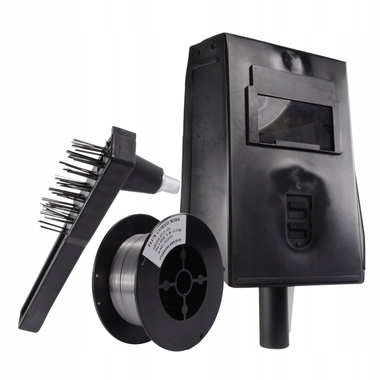 Inverterinis suvirinimo aparatas MIG/MAG/MMA be dujų (Flux), 250A, EURO jungtis, LCD, IGBT