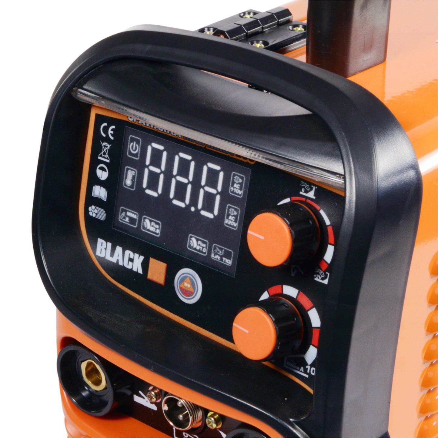 Inverterinis suvirinimo aparatas MIG/MAG/MMA be dujų (Flux), 250A, EURO jungtis, LCD, IGBT