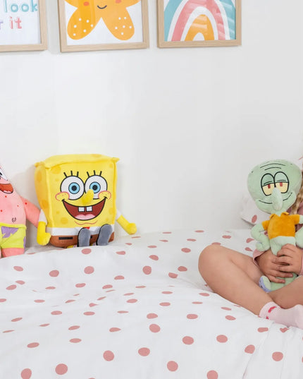 „SpongeBob“ Kempiniukas Plačiakelnis – pliušinis žaislas, 30 cm