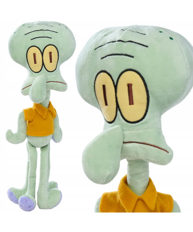 „SpongeBob“ pliušinis žaislas Skalmaras Squidward, 35 cm