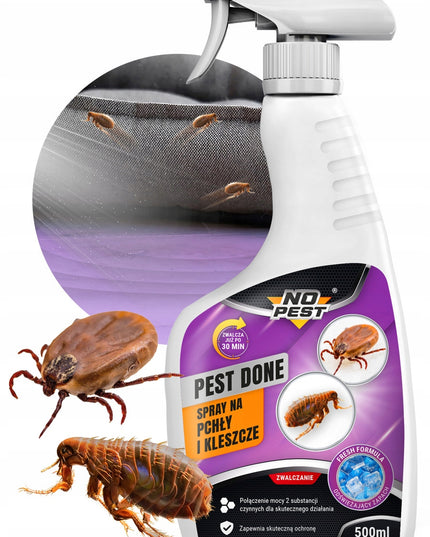 Purškalas nuo blusų su Cypermetrinu NO PEST PEST DONE