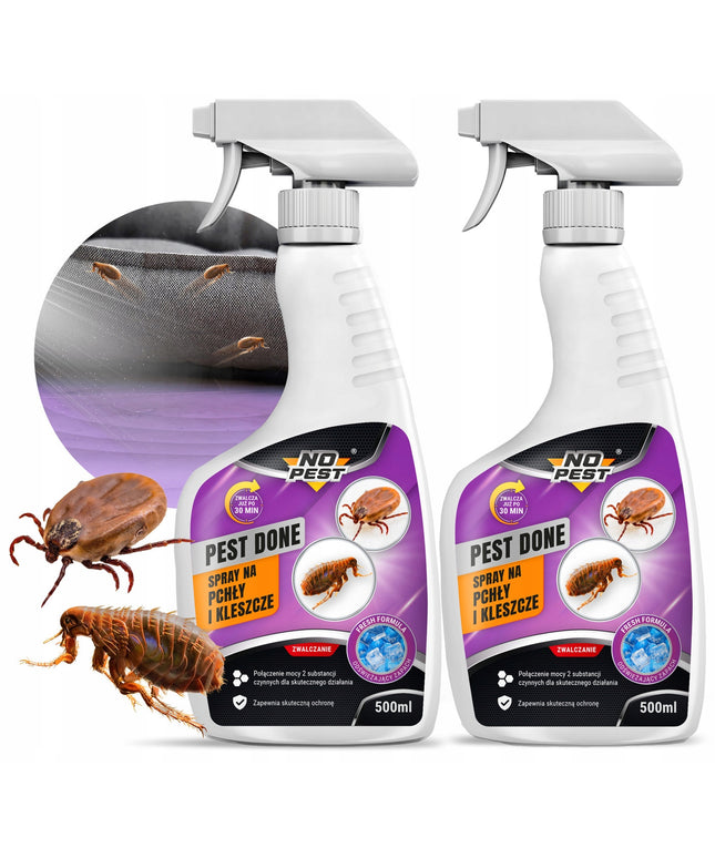 Purškalas nuo blusų su Cypermetrinu NO PEST PEST DONE