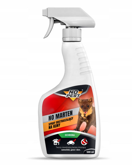 Purškalas, skystis, priemonė nuo kūnų, atbaidantis kunes NO MARTEN NO PEST 500ML