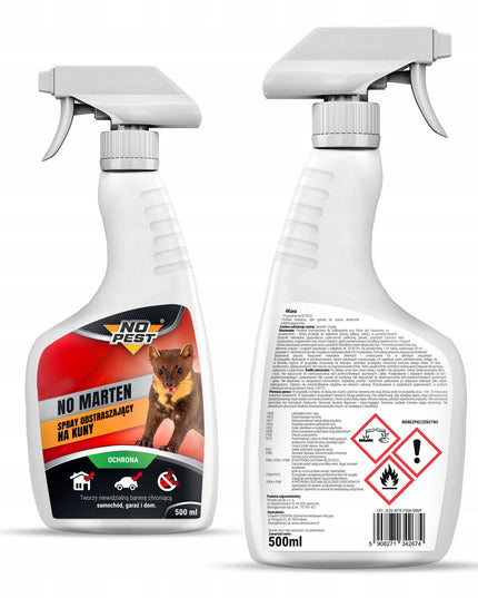 Purškalas, skystis, priemonė nuo kūnų, atbaidantis kunes NO MARTEN NO PEST 500ML