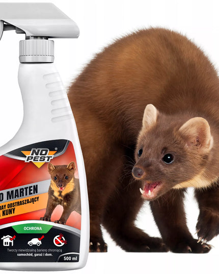 Purškalas, skystis, priemonė nuo kūnų, atbaidantis kunes NO MARTEN NO PEST 500ML
