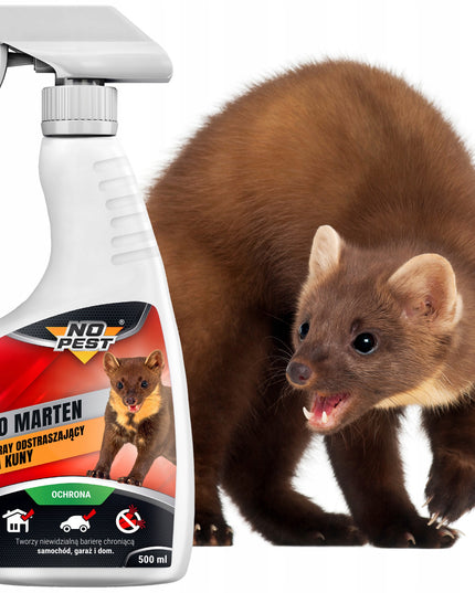 Purškalas, skystis, priemonė nuo kūnų, atbaidantis kunes NO MARTEN NO PEST 500ML
