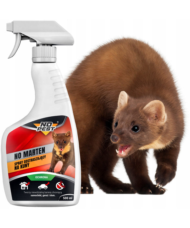 Purškalas, skystis, priemonė nuo kūnų, atbaidantis kunes NO MARTEN NO PEST 500ML