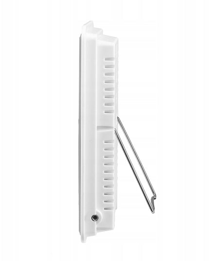 Meteorologinė stotelė LCD Termometras Higrometras Laikrodis Magnetas Baterija Rinkinys