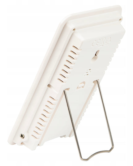 Meteorologinė stotelė LCD Termometras Higrometras Laikrodis Magnetas Baterija Rinkinys