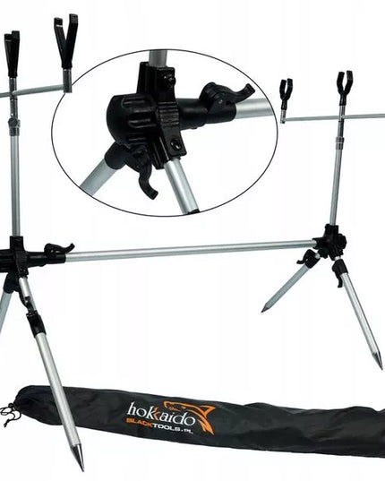Karpinis meškerių stovas ROD/POD HOKKAIDO su dėklu + stovelių komplektu