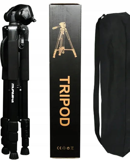 PROFESIONALUS FOTOGRAFINIS TRIKOJIS SU TELEFONO LAIKIKLIU, REGULIUOJAMAS, STABILUS, 150 cm