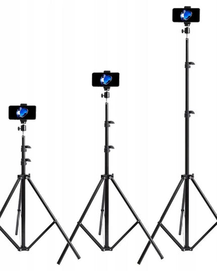 Lengvas trikojis stovas fotoaparatui ir telefonui, išmaniojo telefono laikiklis