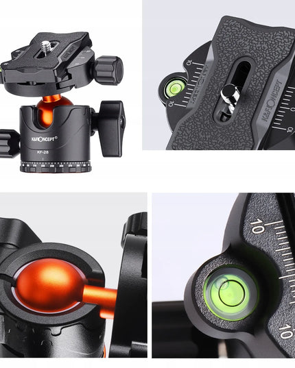 Trikojis fotoaparatui su 3D rutuline galvute makrofotografijai K&F Concept SA234