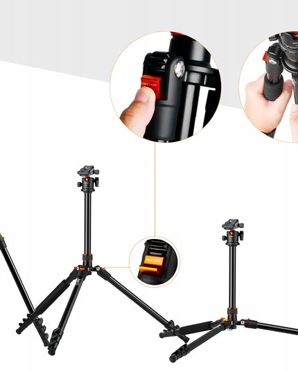 Trikojis fotoaparatui su 3D rutuline galvute makrofotografijai K&F Concept SA234