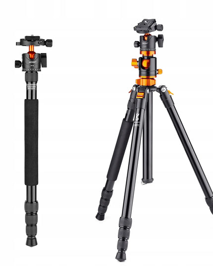 K&F Concept SA254T2 trikojis 185 cm T254A4, monopodas, horizontali kolona T KF09.090