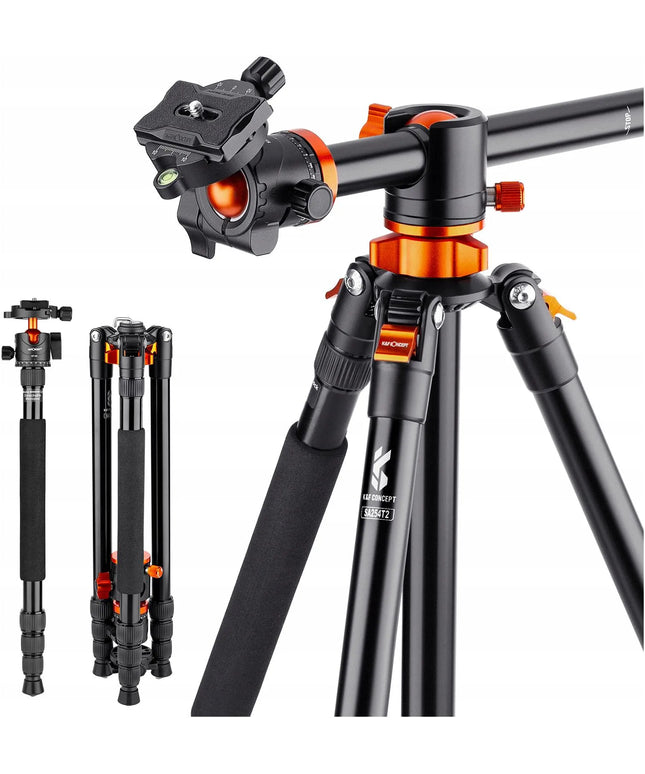 K&F Concept SA254T2 trikojis 185 cm T254A4, monopodas, horizontali kolona T KF09.090