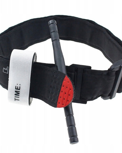 Taktinis Turniketas CAT TACTIC Tipo Karinis Suspaudimo Diržas Velcro Nailonas 1 Pagalba