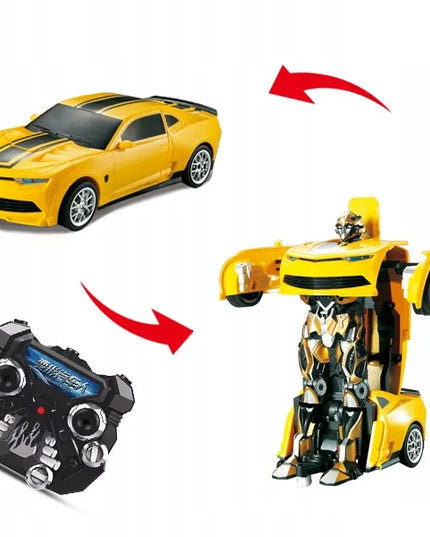 HollaKids TT671 nuotoliniu būdu valdomas robotas-automobilis 2 viename, transformuojamas, su USB įkraunamu akumuliatoriumi