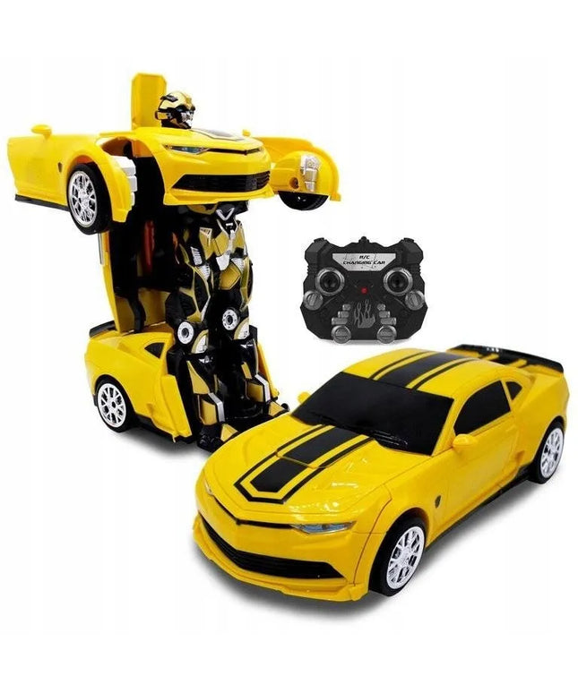 HollaKids TT671 nuotoliniu būdu valdomas robotas-automobilis 2 viename, transformuojamas, su USB įkraunamu akumuliatoriumi