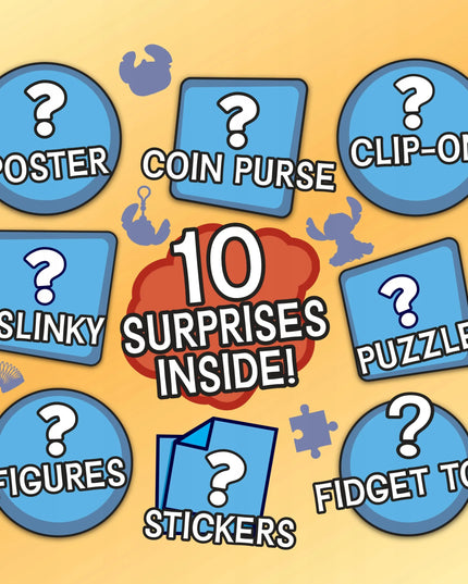 „STITCH“ staigmenų kapsulė „Disney Surprise Box“ XXL su figūrėlėmis ir aksesuarais