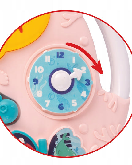 2IN1 EDUKACINIS STALIUKAS INTERAKTYVI MUZIKINĖ PANELĖ VANDENYNAS PIANINAS VAIKAMS