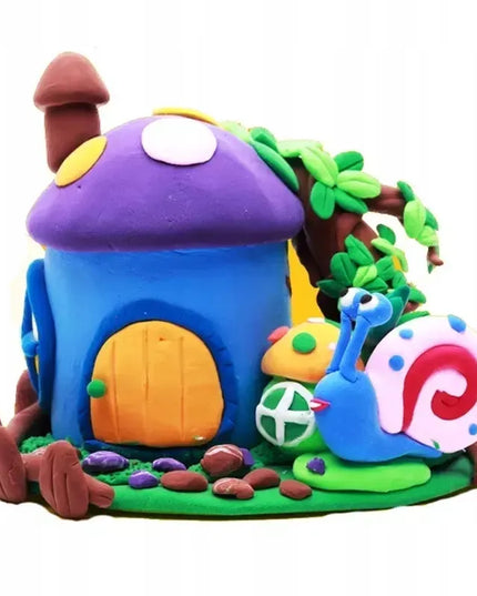 SUPER CLAY kūrybinis sensorinis modelinas, putų plastilinas, 24 spalvos + priedai