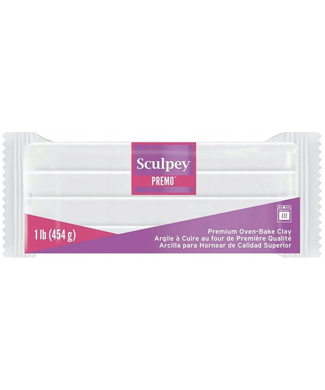 SUPER SCULPEY modelinas skulptūroms Premo White, 454 g