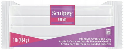 SUPER SCULPEY modelinas skulptūroms Premo White, 454 g