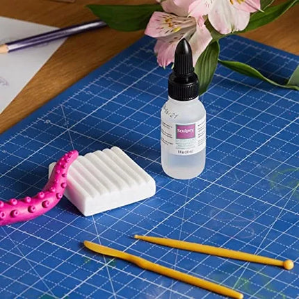 SUPER SCULPEY polimerinio molio minkštiklis ir skiediklis, 30 ml, su tiksliu dozavimo antgaliu
