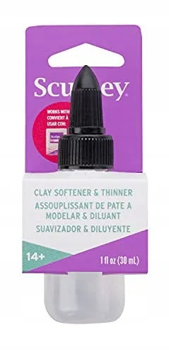 SUPER SCULPEY polimerinio molio minkštiklis ir skiediklis, 30 ml, su tiksliu dozavimo antgaliu