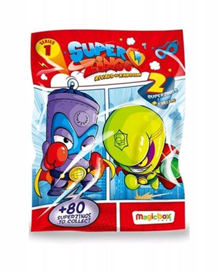 SUPER ZINGS 1 SERIJA Dviguba pakuotė FIGŪRĖLĖ MAIŠELYJE NUSTEBIMAS 2 vnt. Magicbox
