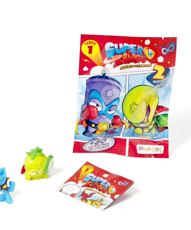 SUPER ZINGS 1 SERIJA Dviguba pakuotė FIGŪRĖLĖ MAIŠELYJE NUSTEBIMAS 2 vnt. Magicbox