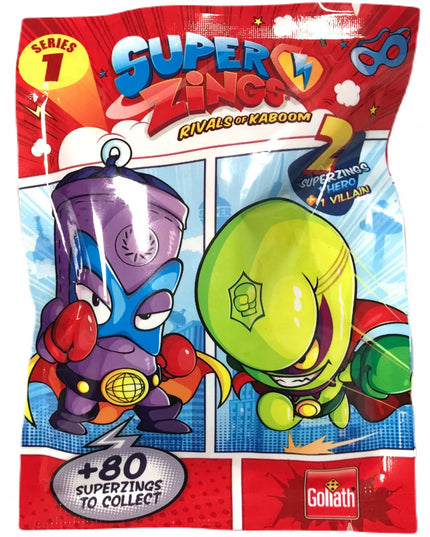 SUPER ZINGS 1 SERIJA Dviguba pakuotė FIGŪRĖLĖ MAIŠELYJE NUSTEBIMAS 2 vnt. Magicbox