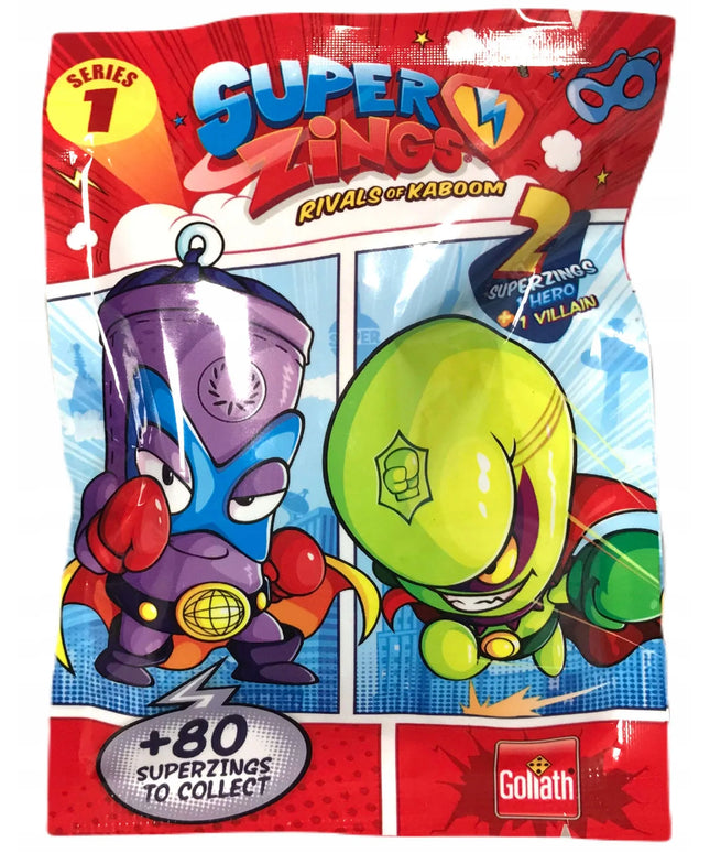 SUPER ZINGS 1 SERIJA Dviguba pakuotė FIGŪRĖLĖ MAIŠELYJE NUSTEBIMAS 2 vnt. Magicbox