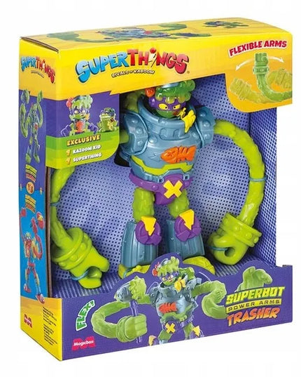 SUPER ZINGS THINGS SUPERTHINGS SUPERBOT TRASHER POWER ARMS TRASHER 25109