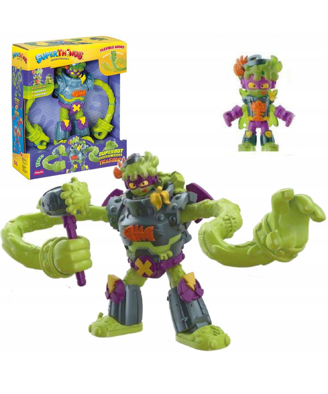 SUPER ZINGS THINGS SUPERTHINGS SUPERBOT TRASHER POWER ARMS TRASHER 25109