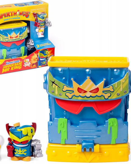 „SuperThings Rivals of Kaboom“ slapta Mr Kingo bazė su 2 figūrėlėmis