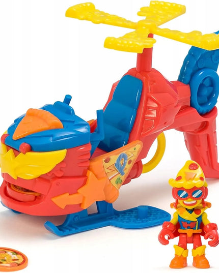 „SUPERTHINGS“ RINKINYS: „PIZZACOPTER“ SRAIGTASPARNIS IR FIGŪRĖLĖ