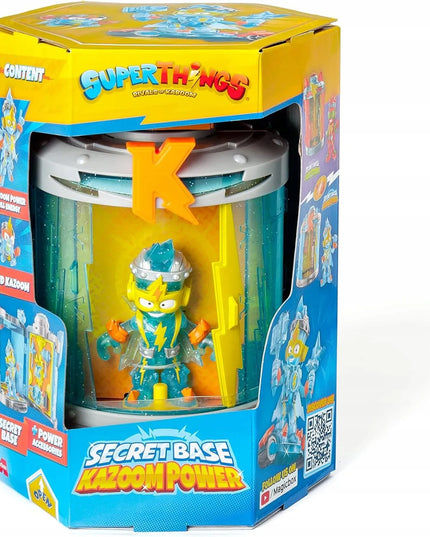 „SuperThings Secret Base Kazoom Power“ bazė su figūrėlėmis ir aksesuarais