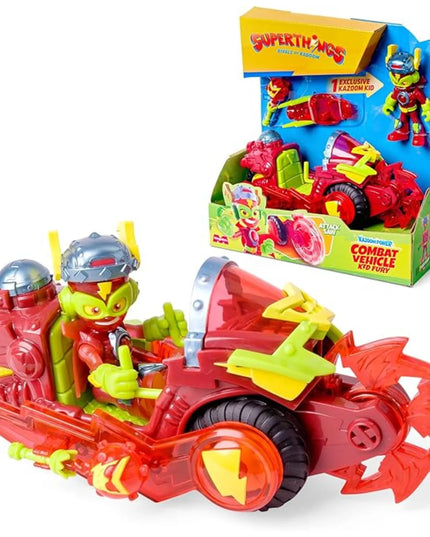 „SuperThings Kazoom Combat“ transporto priemonė su figūrėle ir aksesuarais