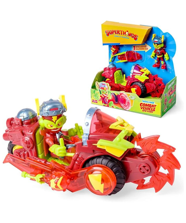 „SuperThings Kazoom Combat“ transporto priemonė su figūrėle ir aksesuarais