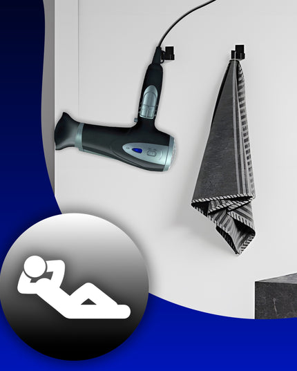 Plaukų džiovintuvas 5-in-1 2000W su jonizacija, difuzoriumi, koncentratoriumi, šalto oro funkcija