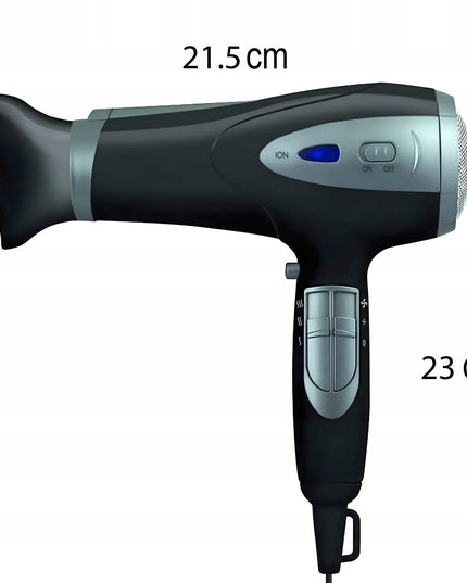 Plaukų džiovintuvas 5-in-1 2000W su jonizacija, difuzoriumi, koncentratoriumi, šalto oro funkcija
