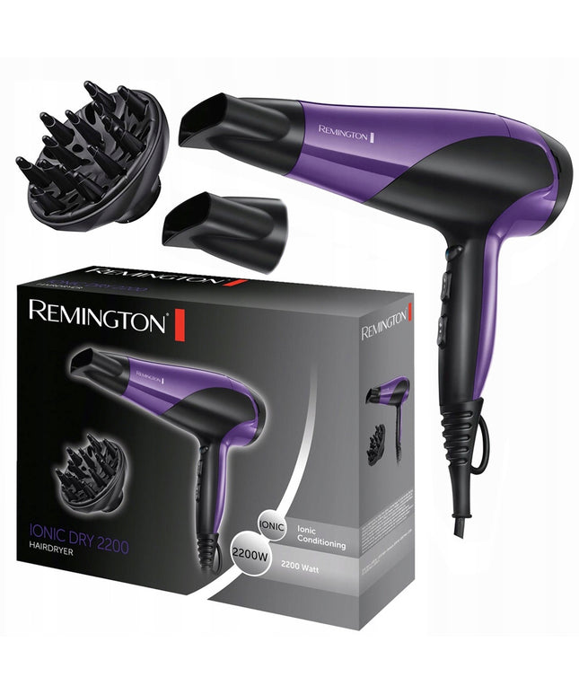 Plaukų džiovintuvas REMINGTON D3190 2200W Ionic Dry Jonizacija
