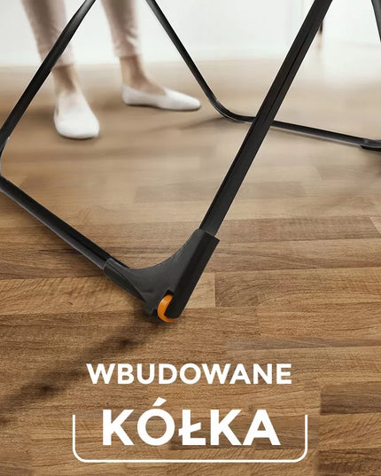 Drabužių džiovykla VILEDA UNIVERSAL 18 m, su sparnų fiksacija, juoda