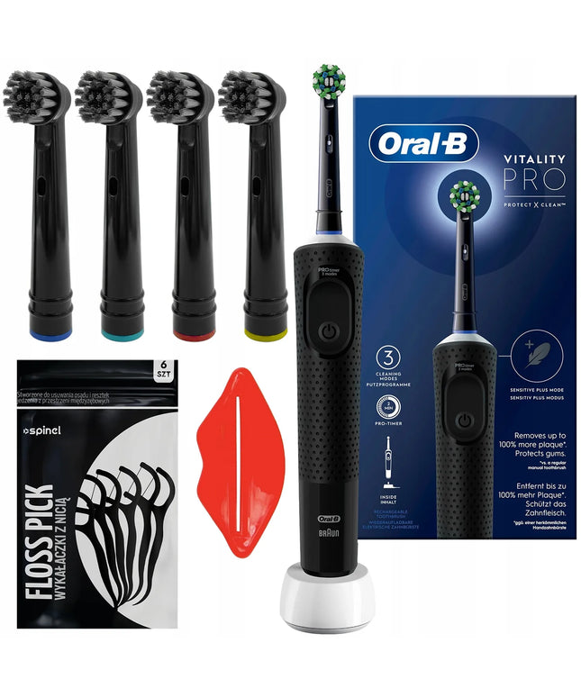Elektrinis dantų šepetėlis Oral-B Vitality PRO D103 + priedai