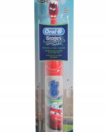Elektrinis dantų šepetėlis vaikams Oral-B Braun Cars + laikmatis