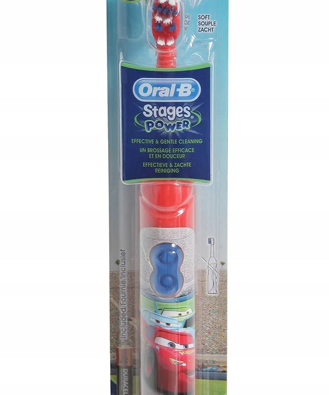 Elektrinis dantų šepetėlis vaikams Oral-B Braun Cars + laikmatis
